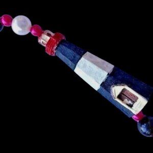 Lighthouse Beaded Necklace Pool Parade Cruise Party New July 4th Church